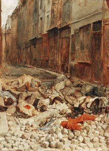 Barricade in the Mortellerie, Paris by Jean-Louis Ernest Meissonier