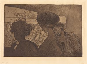 Lower Box at the Theater by Jean-Louis Forain