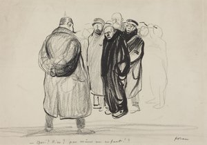 Empty-Handed, the Crew of a Zeppelin by Jean-Louis Forain