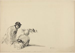 German Advance by Jean-Louis Forain
