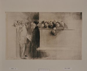 The Audience (3rd plate) by Jean-Louis Forain