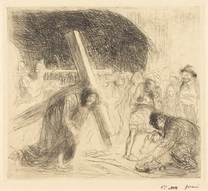 Christ Carrying His Cross (Seventh Plate)