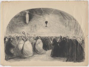 Lourdes, 1914, 25th International Eucharistic Congress by Jean-Louis Forain