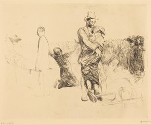 Lourdes, Transport of the Paralyzed by Jean-Louis Forain