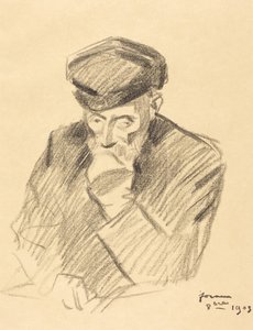 Portrait of Renoir (fourth plate) by Jean-Louis Forain