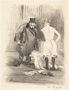 A Seizure by Jean-Louis Forain
