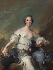 The Marquise de Baglion as Flora by Jean-Marc Nattier