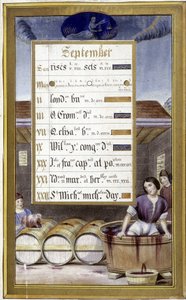 September: the harvest and the sign of the Virgin - in 