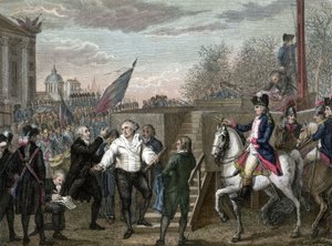 French Revolution: Death of Louis XVI Guillotined in Paris by Jean (after) Duplessis Bertaux