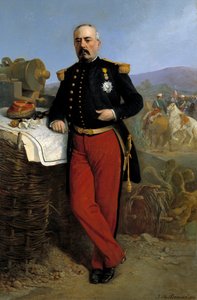 Portrait of Achille Bazaine, Marshal of the Empire in 1864 by Jean Adolphe Beauce