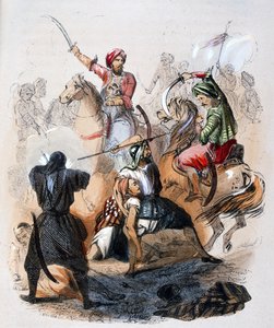 Ibrahim Pacha on the Battlefield by Jean Adolphe Beauce