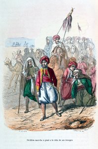 Ibrahim Pasha Marching at the Front of His Troops, 1811-1818 1847