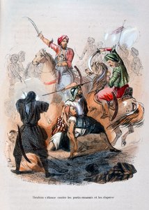 Ibrahim Pasha Fighting the Wahabis, Saudi Arabia
