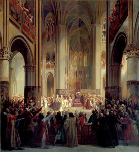 States General of Paris, 1328 by Jean Alaux