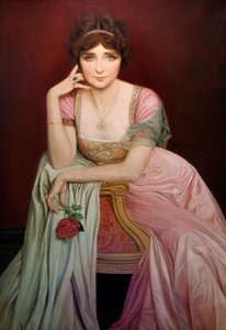 Portrait of the Singer Genevieve Vix (1879-1939) by Jean Alexandre Coraboeuf