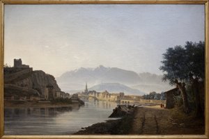 View of Grenoble Taken from the Quai de la Graille
