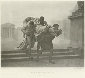 The body of Caesar by Jean Andre Rixens