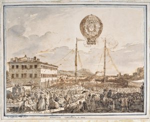 A Balloon Built in Aix en Provence by Jean Antoine Constantin