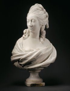 Bust of Anne-Marie-Louise Thomas de Domangeville de Sérilly, Comtesse de Pange, 1780 by Jean Antoine Houdon