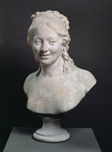 Portrait bust of Madame Houdon, the wife of the artist, 1786 by Jean Antoine Houdon