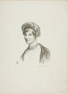 Portrait of a Woman in a Turban by Jean Antoine Laurent