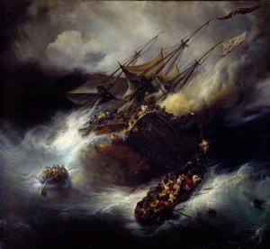 Fire of the Kent Sinking of a Boat