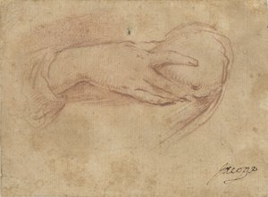 Hand on a Breast by Jean Antoine Watteau (rejected attribution)