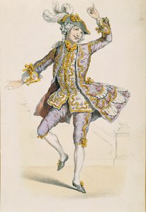 Gallant Farmer, from drawing by Jean Antoine Watteau by Jean Antoine Watteau