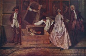 The Signboard of Gersaint (fragment), 1720-1721, 1937 by Jean Antoine Watteau