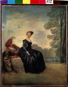 A Capricious Woman by Jean Antoine Watteau