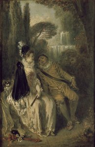 Le Repos Gracieux by Jean Antoine Watteau