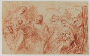 Sheet of Studies After Old Masters