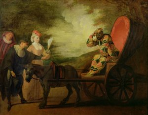 The Harlequin, Emperor of the Moon, c.1712 by Jean Antoine Watteau