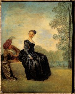 The Puddy by Jean Antoine Watteau