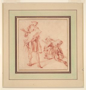 Two Recruits by Jean Antoine Watteau