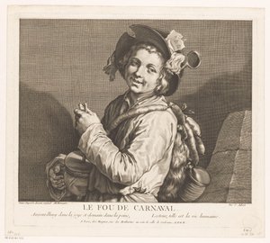 Boy with a Rattle by Jean Aubert