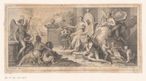 Allegorical Representation with a Personification of Medicine and the Four Elements