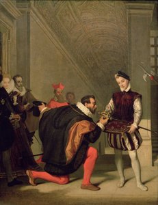 Don Pedro de Toledo Kissing the Sword of Henry IV by Jean Auguste Dominique Ingres