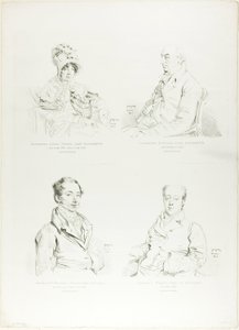 Four Family Portraits by Jean Auguste Dominique Ingres