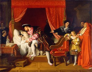 Francis I Receives the Last Breaths of Leonardo da Vinci