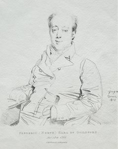 Frederic 5th Earl of Guilford by Jean Auguste Dominique Ingres