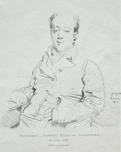 Frederic 5th Earl of Guilford, 1815 by Jean Auguste Dominique Ingres