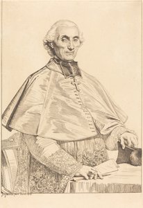Gabriel Cortois de Pressigny by Jean Auguste Dominique Ingres