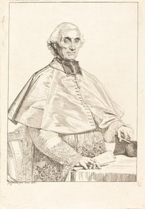 Gabriel Cortois de Pressigny by Jean Auguste Dominique Ingres