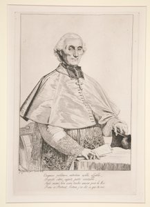 Gabriel Cortois de Pressigny by Jean Auguste Dominique Ingres