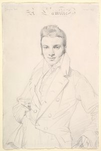 Jean-Joseph Fournier by Jean Auguste Dominique Ingres
