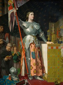 Joan of Arc at the Coronation of Charles VII in the Cathedral at Reims