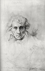 Luigi Cherubini, Italian Composer, 1830 by Jean Auguste Dominique Ingres