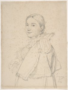 Madame Jean-Auguste-Dominique Ingres, née Madeleine Chapelle by Jean Auguste Dominique Ingres