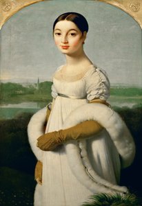 Mademoiselle Caroline Rivière by Jean Auguste Dominique Ingres